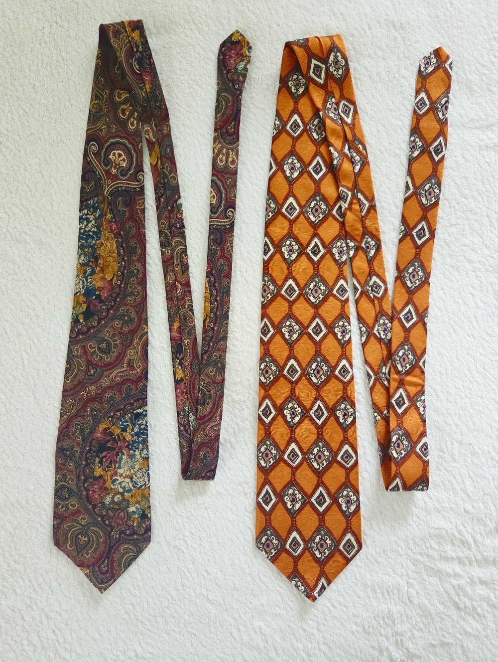 Vintage!!! Silk Woodward Men's Ties Bundle of 2